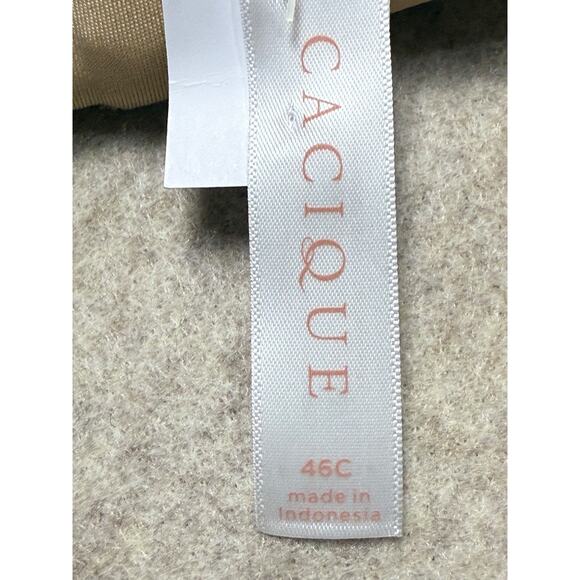 NEW Cacique Lane Bryant Comfort Bliss Strapless Bra 46C Nude Multi-way Straps - Picture 8 of 12